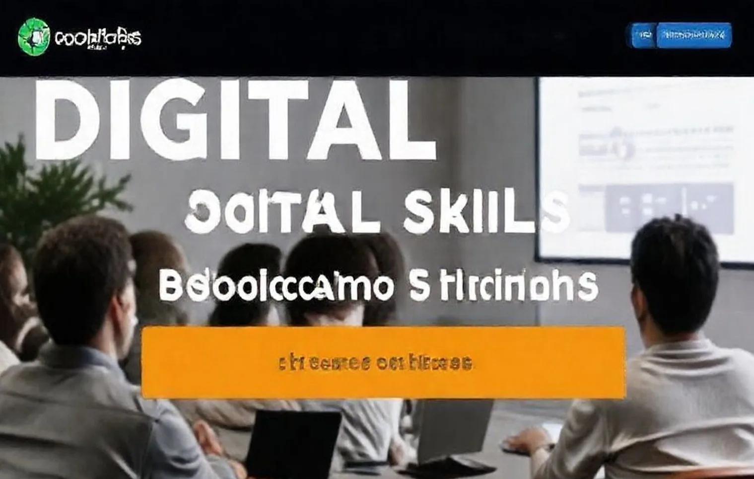 student engaged in digital education program