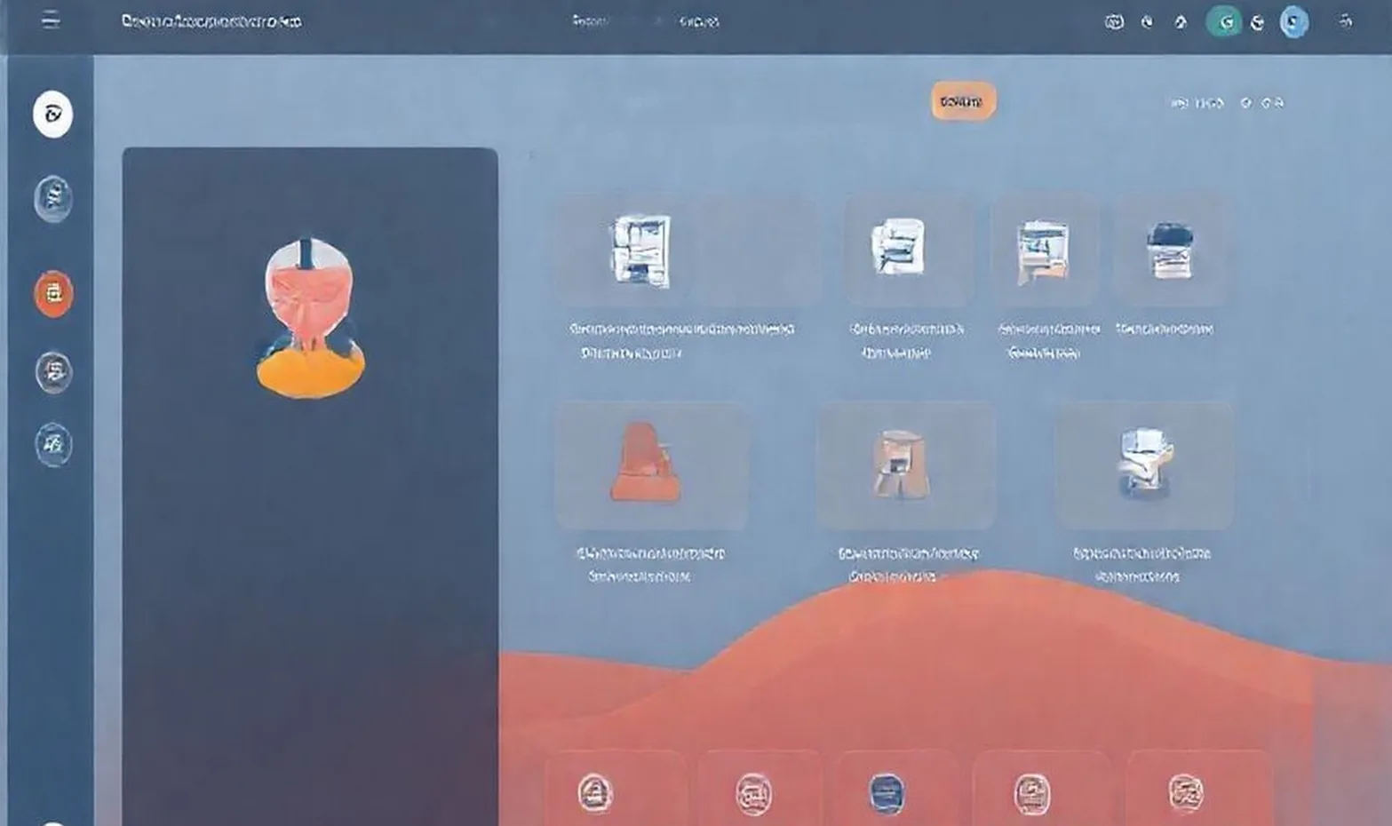e-learning platform interface dashboard